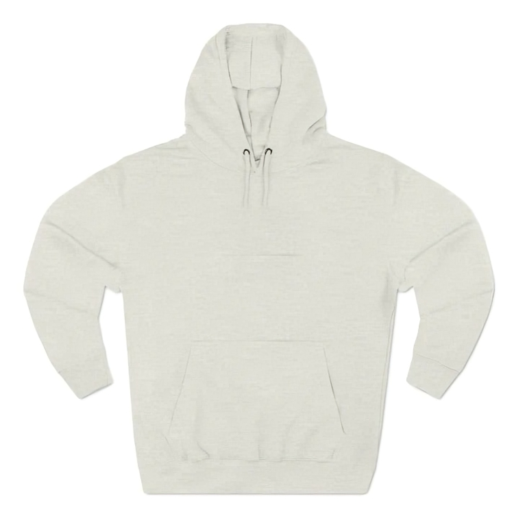 Oatmeal Heather Three Panel Fleece Hoodie By Flovita